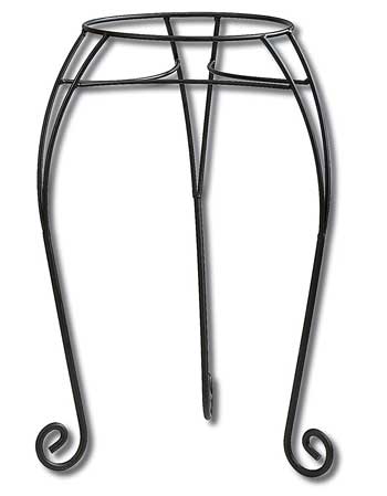 10. Misco PS95721 Classic Plant Stand, 21-Inch, Black 