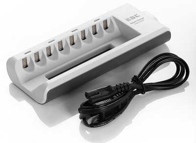 10. EBL 8 Bay Charger - Best Battery Charger