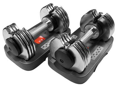 5. Bayou Fitness Adjustable Dumbbell 