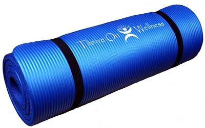 5. Thrive on Wellness Thick Exercise Mat