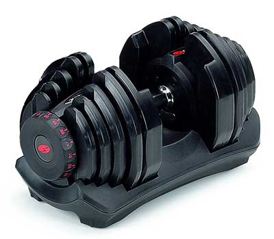 8. Bowflex SelectTech 1090 Adjustable Dumbbell (Single) 