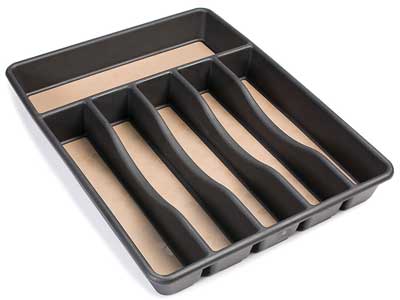 Best Silverware Trays - Rubbermaid Large No-Slip Cutlery Tray 