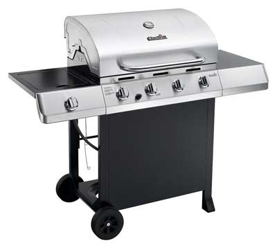Best Propane Grills - Char-Broil Classic 4-Burner Gas Grill with Side Burner