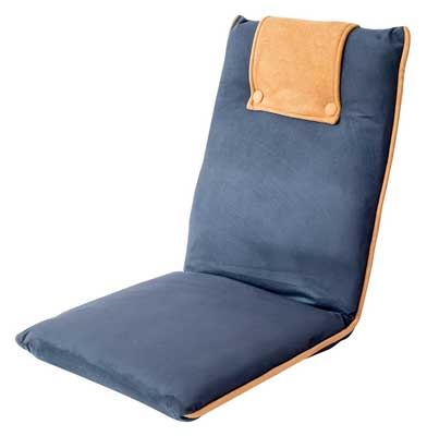 6. BonVIVO EASY II Padded Floor Chair - Semi-Foldable Chair for Meditation