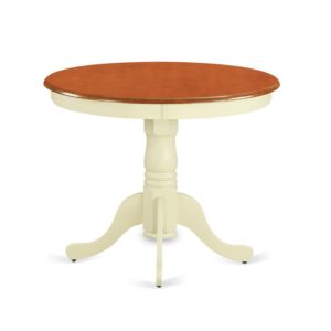 ANT-WHI-T Round Table by East West Furniture